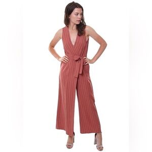 SAYLOR Emery Striped Sleeveless Jumpsuit